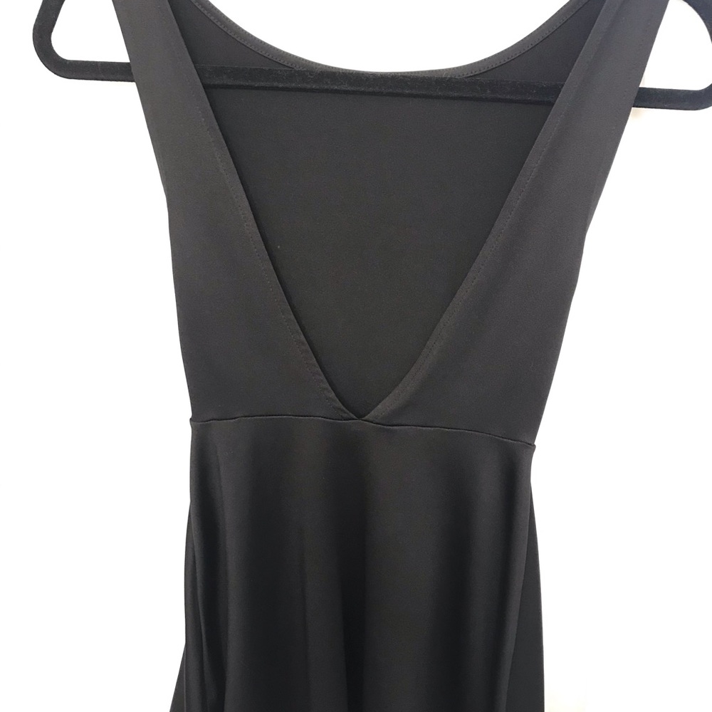 Baby doll dress with open back